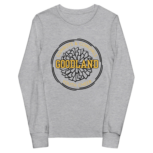 Performance | Youth Long Sleeve T-Shirt | Goodland Youth Cheer | Crest Logo