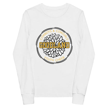 Performance | Youth Long Sleeve T-Shirt | Goodland Youth Cheer | Crest Logo
