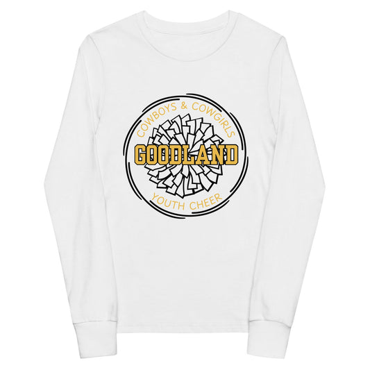 Performance | Youth Long Sleeve T-Shirt | Goodland Youth Cheer | Crest Logo