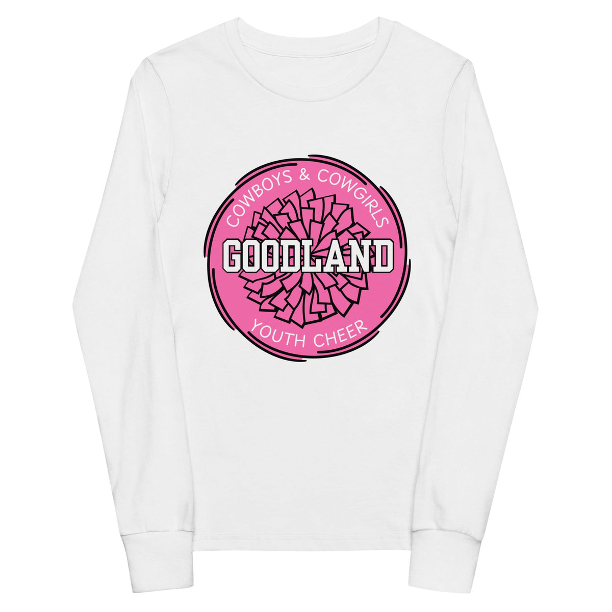 Performance | Youth Long Sleeve T-Shirt | Goodland Youth Cheer | Vanguard Logo