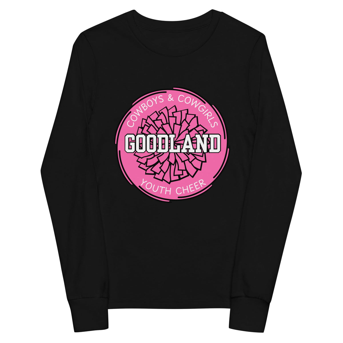 Performance | Youth Long Sleeve T-Shirt | Goodland Youth Cheer | Vanguard Logo