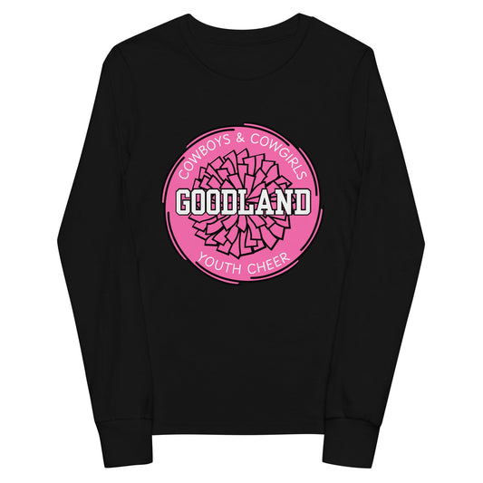 Performance | Youth Long Sleeve T-Shirt | Goodland Youth Cheer | Vanguard Logo