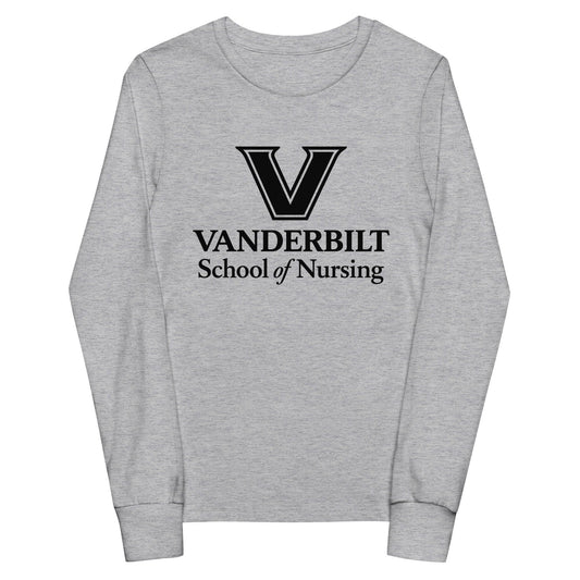 Performance | Youth Long Sleeve T-Shirt | Grand View University Nursing | Crest Logo