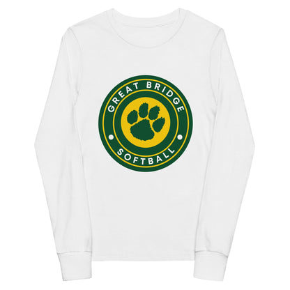 Performance | Youth Long Sleeve T-Shirt | Great Bridge Softball Booster | Badge Logo