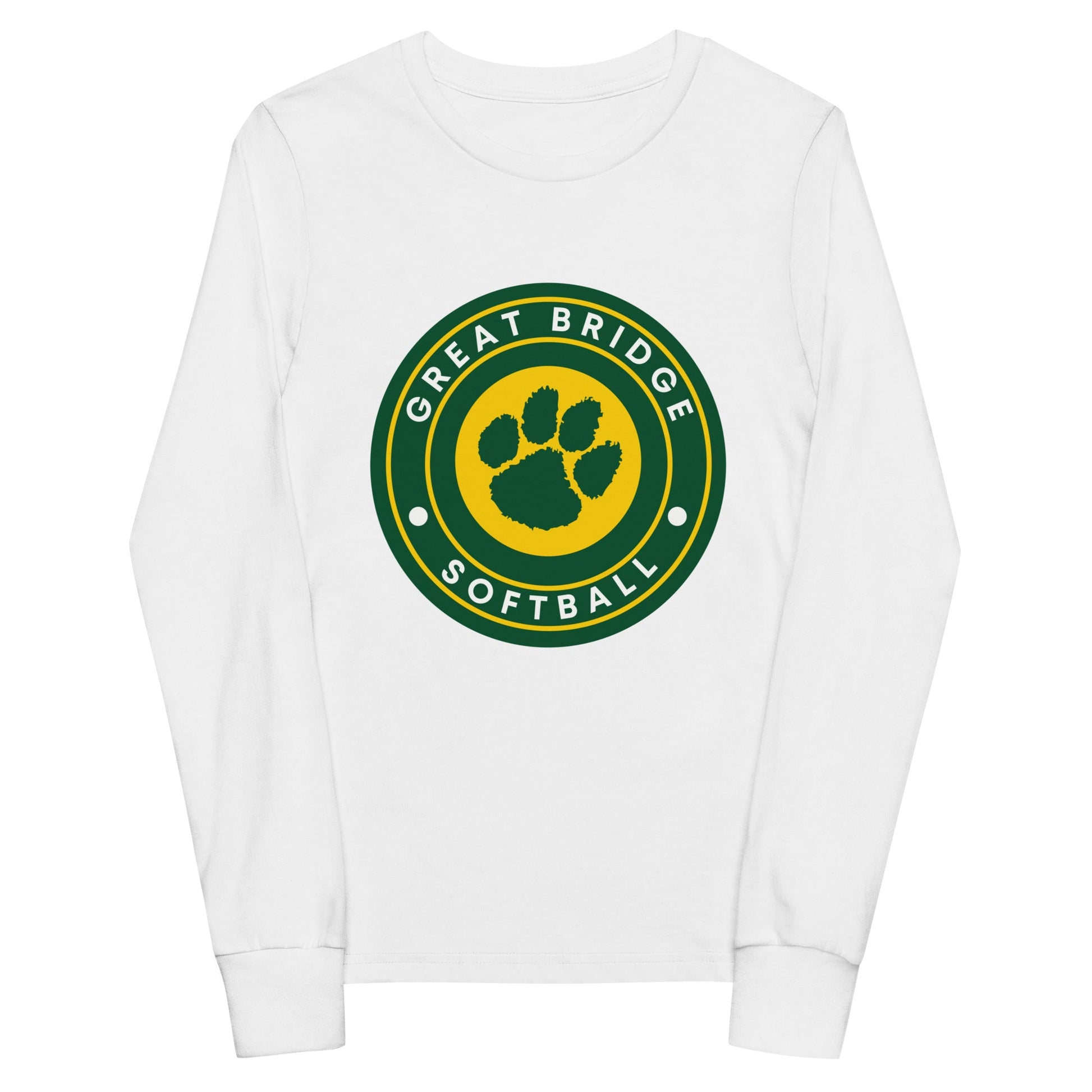Performance | Youth Long Sleeve T-Shirt | Great Bridge Softball Booster | Badge Logo