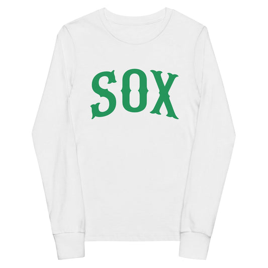 Performance | Youth Long Sleeve T-Shirt | Greenville Sox | Script Logo