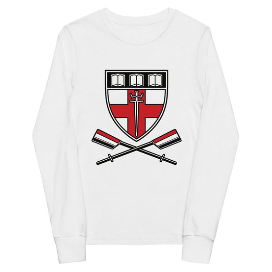 Performance | Youth Long Sleeve T-Shirt | Groton Girls Crew | Shield Logo
