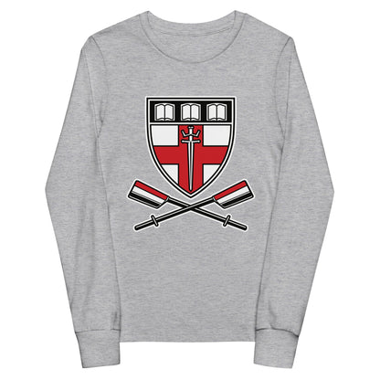 Performance | Youth Long Sleeve T-Shirt | Groton Girls Crew | Shield Logo
