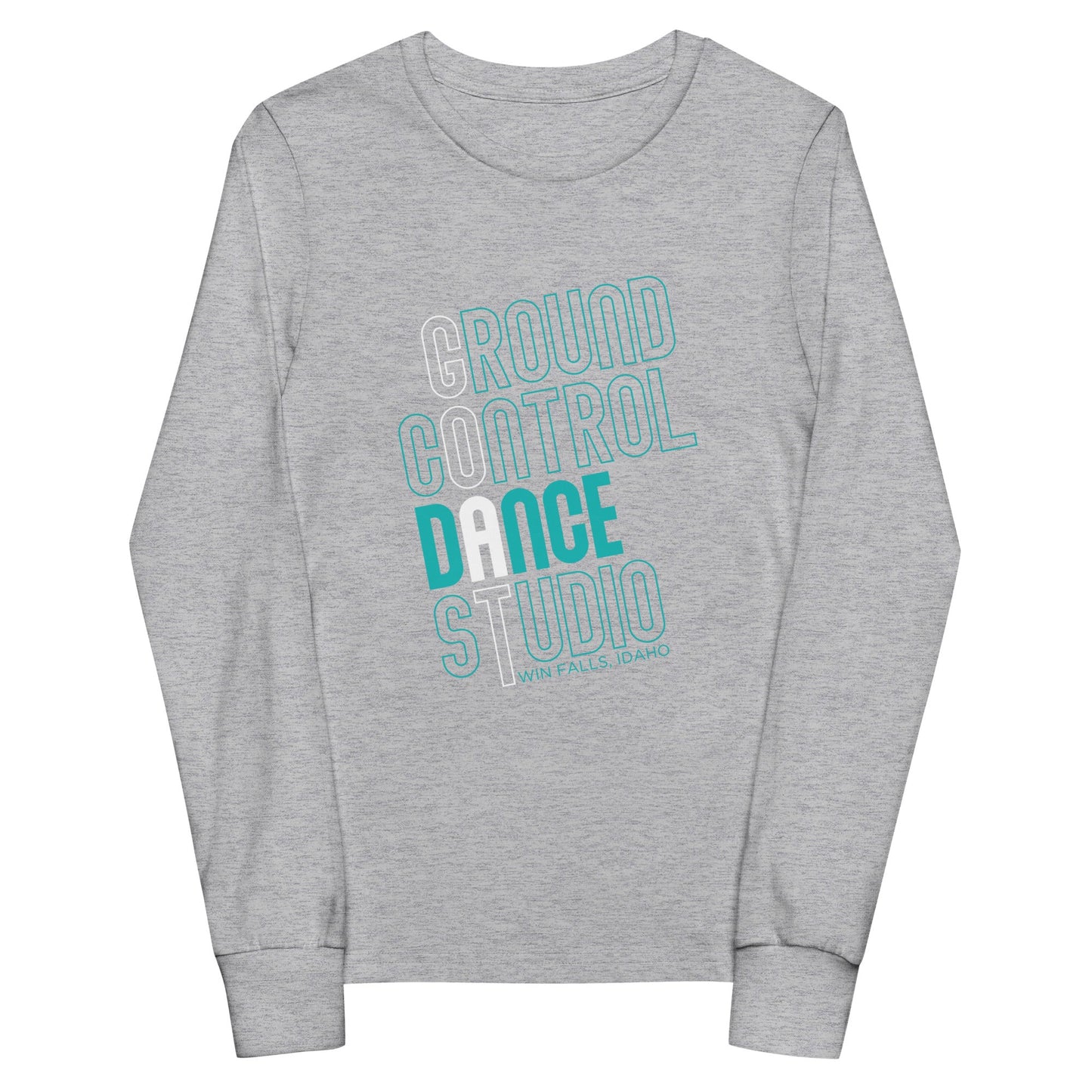 Performance | Youth Long Sleeve T-Shirt | Ground Control Studio | Alt Logo