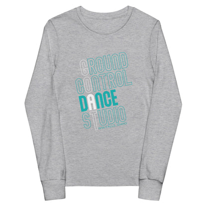 Performance | Youth Long Sleeve T-Shirt | Ground Control Studio | Alt Logo