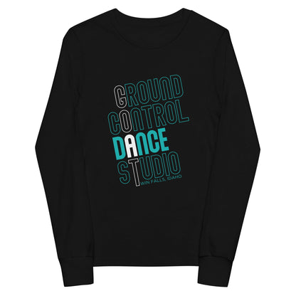 Performance | Youth Long Sleeve T-Shirt | Ground Control Studio | Alt Logo