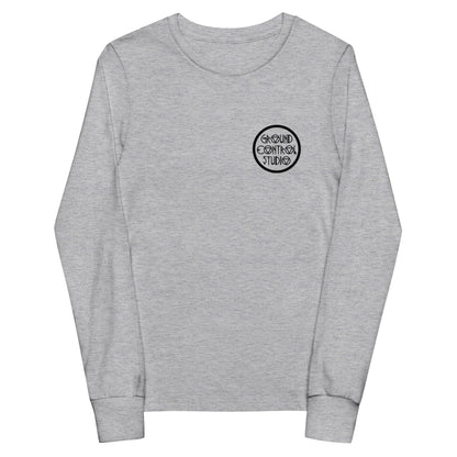 Performance | Youth Long Sleeve T-Shirt | Ground Control Studio | Badge Logo
