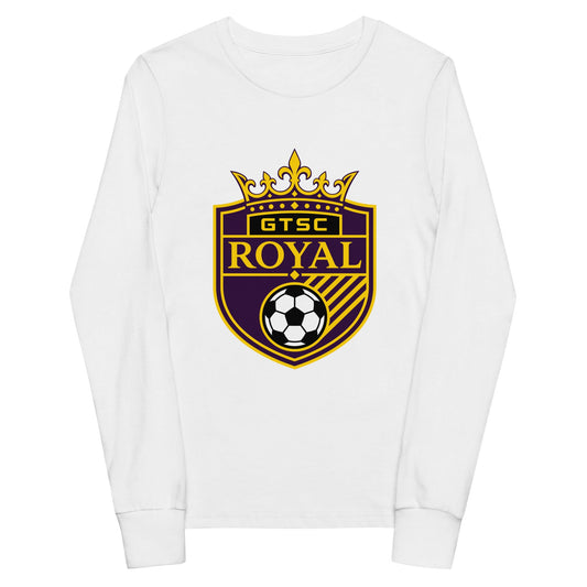 Performance | Youth Long Sleeve T-Shirt | GTSC Royal | Shield Logo
