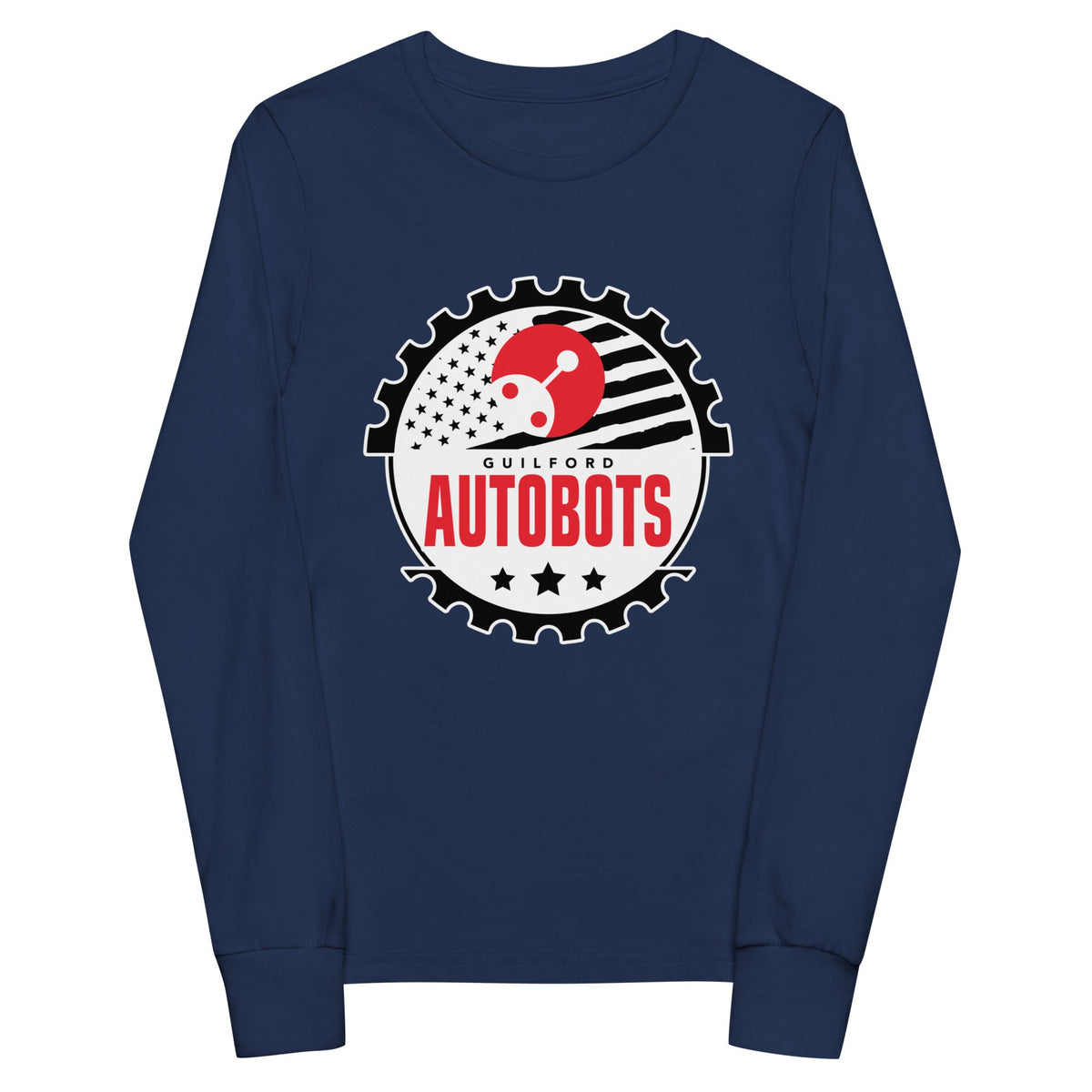 Performance | Youth Long Sleeve T-Shirt | Guilford Autobots | Emblem Logo