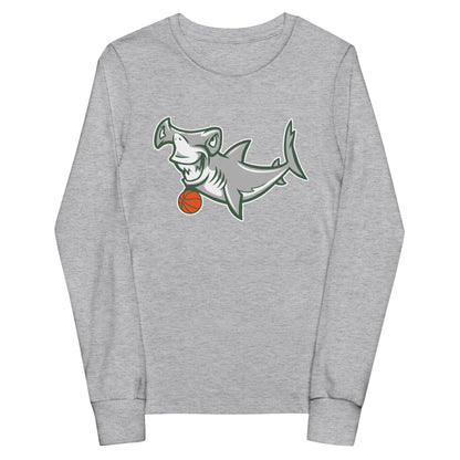 Performance | Youth Long Sleeve T-Shirt | Hammerheads Basketball | Alt Logo