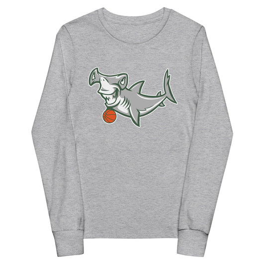 Performance | Youth Long Sleeve T-Shirt | Hammerheads Basketball | Alt Logo