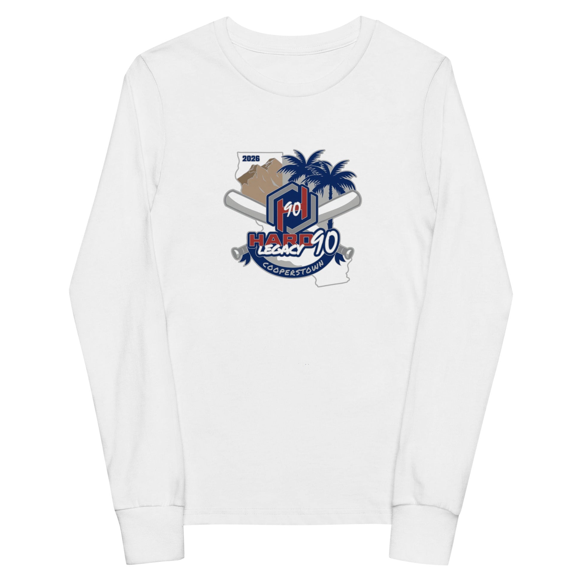 Performance | Youth Long Sleeve T-Shirt | Hard 90 Legacy | Badge Logo