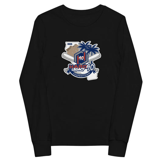 Performance | Youth Long Sleeve T-Shirt | Hard 90 Legacy | Badge Logo