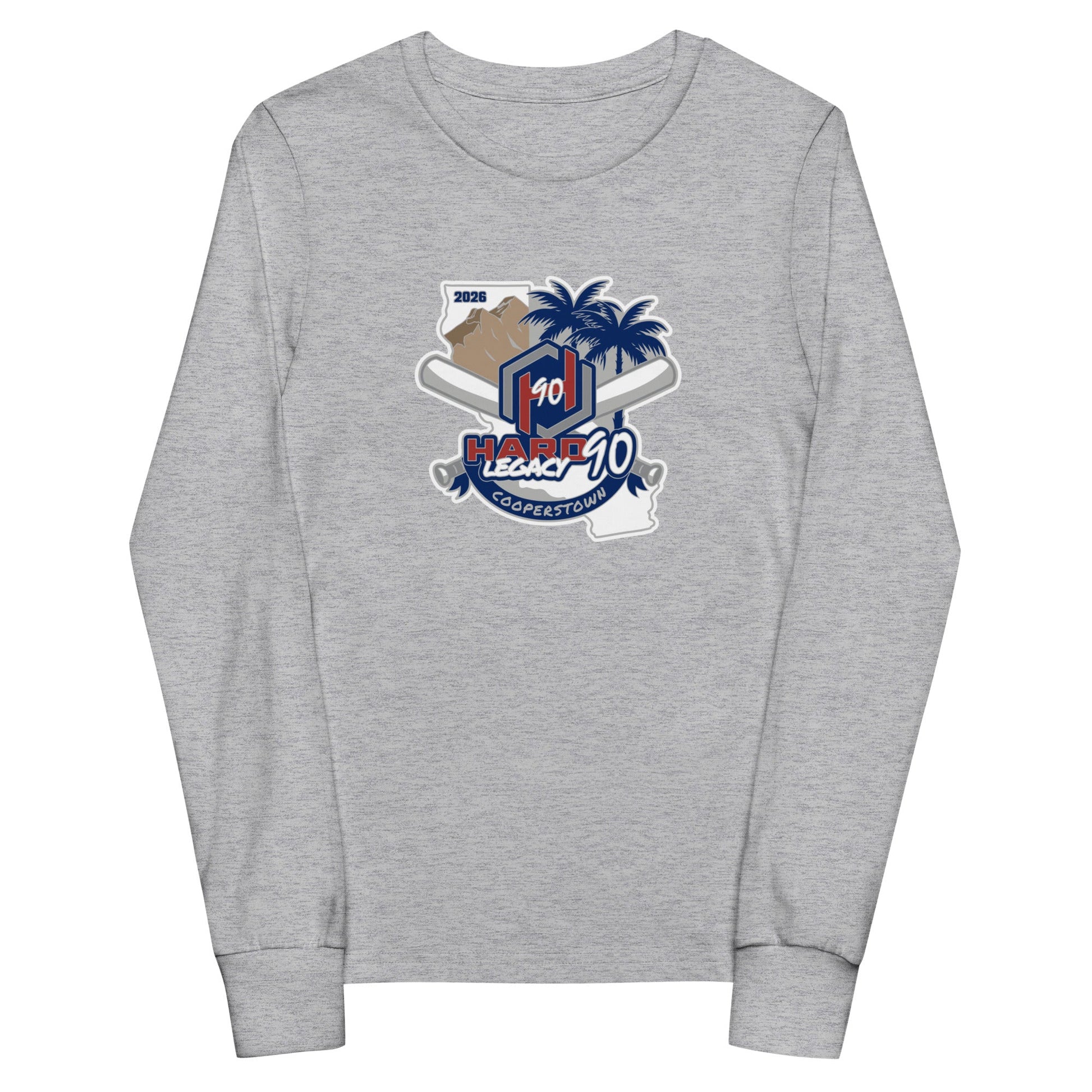 Performance | Youth Long Sleeve T-Shirt | Hard 90 Legacy | Badge Logo