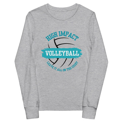 Performance | Youth Long Sleeve T-Shirt | High Impact VBC | Classic Logo