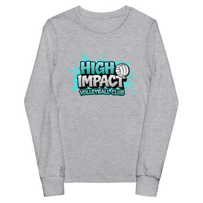 Performance | Youth Long Sleeve T-Shirt | High Impact VBC | Modern Script Logo