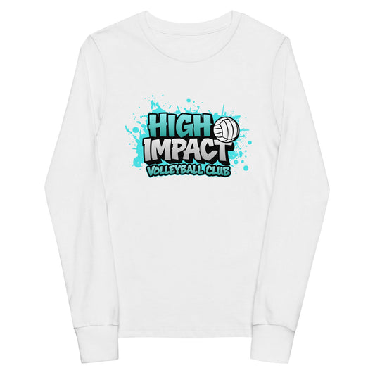 Performance | Youth Long Sleeve T-Shirt | High Impact VBC | Modern Script Logo