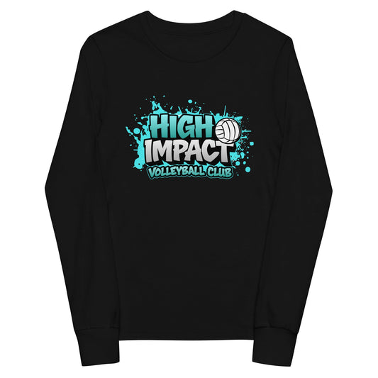 Performance | Youth Long Sleeve T-Shirt | High Impact VBC | Modern Script Logo