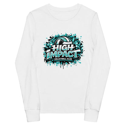 Performance | Youth Long Sleeve T-Shirt | High Impact VBC | Splash Logo