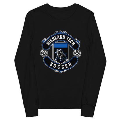Performance | Youth Long Sleeve T-Shirt | Highland Soccer | Emblem Logo