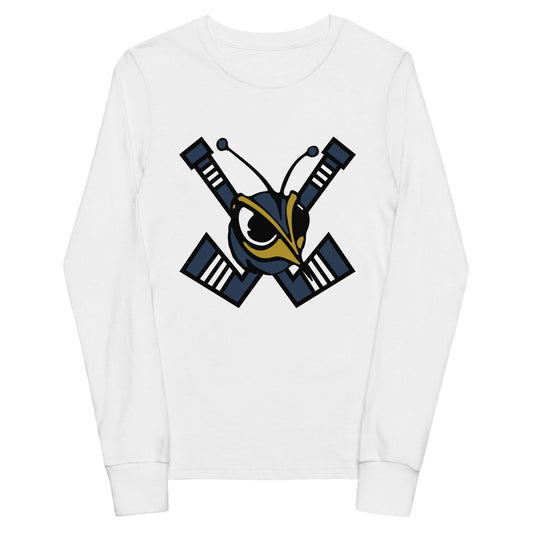 Performance | Youth Long Sleeve T-Shirt | HORNETS | Emblem Logo