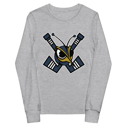 Performance | Youth Long Sleeve T-Shirt | HORNETS | Emblem Logo