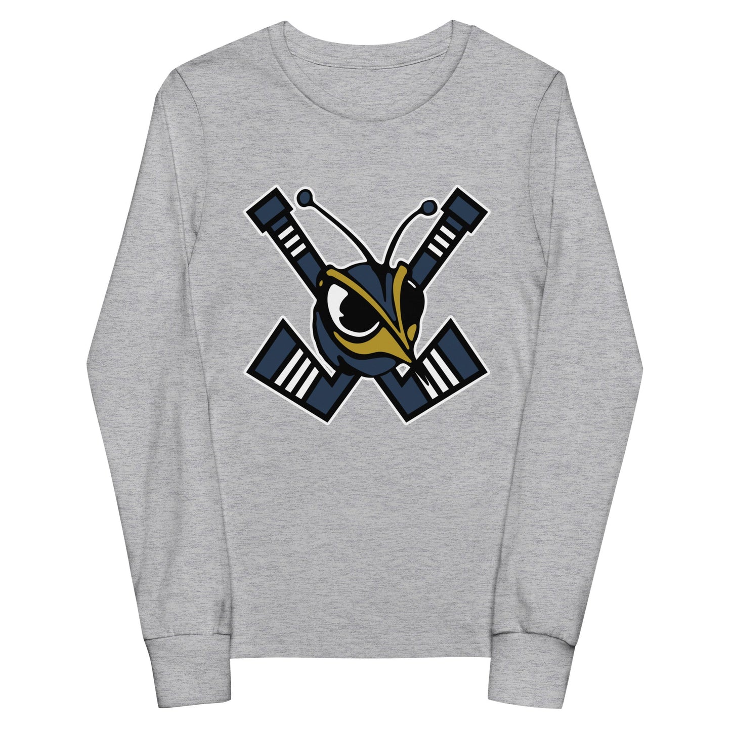 Performance | Youth Long Sleeve T-Shirt | HORNETS | Emblem Logo