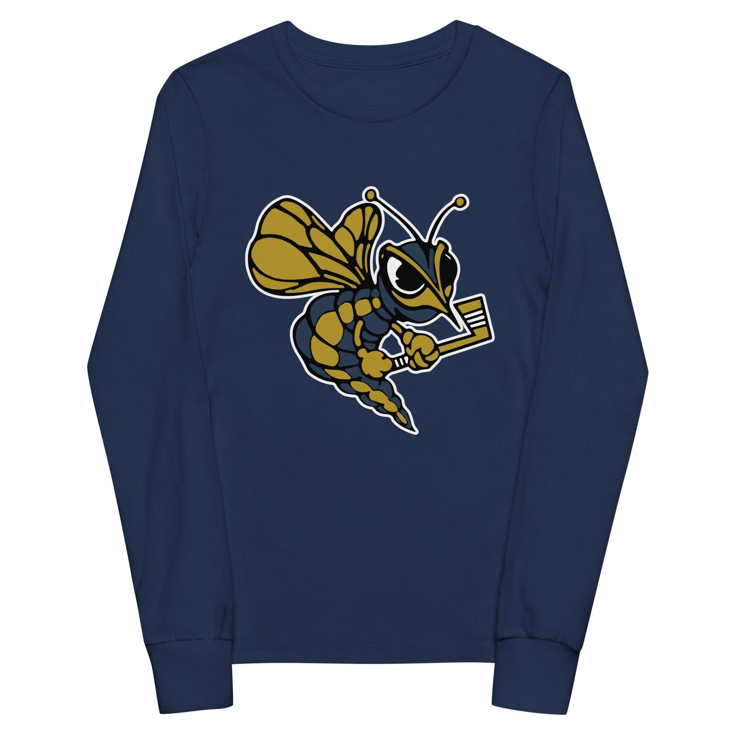 Performance | Youth Long Sleeve T-Shirt | HORNETS | Mascot Logo