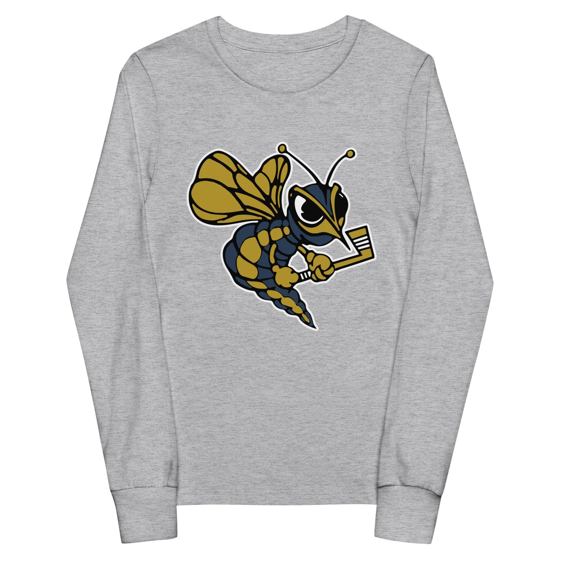 Performance | Youth Long Sleeve T-Shirt | HORNETS | Mascot Logo