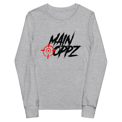 Performance | Youth Long Sleeve T-Shirt | HOTBOYZ | Targeted Oppz Logo