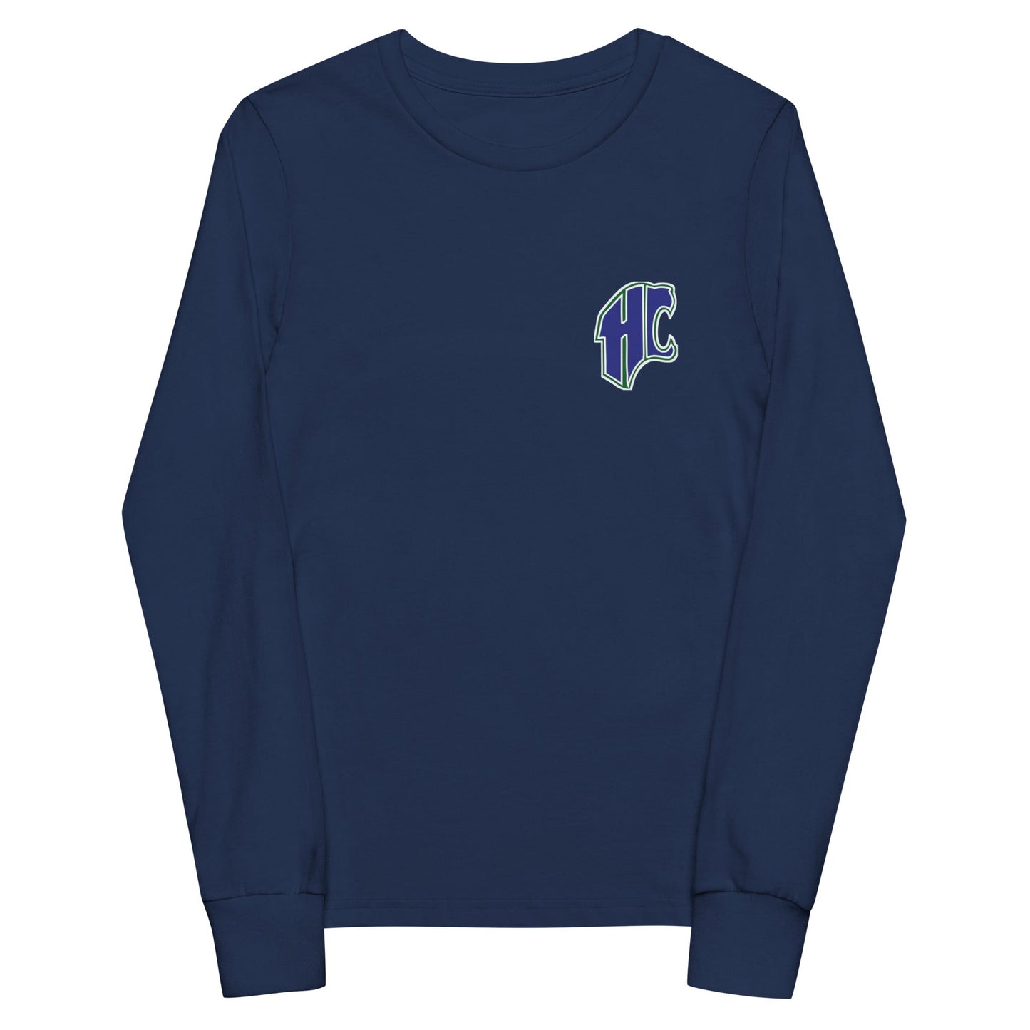 Performance | Youth Long Sleeve T-Shirt | Hungary Creek Cougar | Emblem Logo