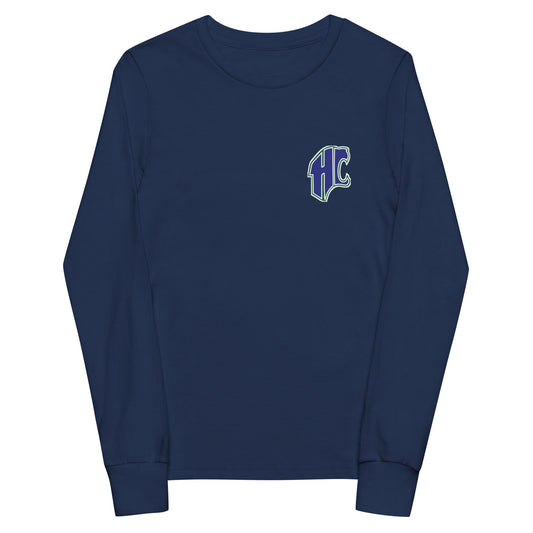 Performance | Youth Long Sleeve T-Shirt | Hungary Creek Cougar | Emblem Logo