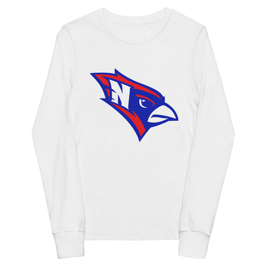 Performance | Youth Long Sleeve T-Shirt | Hunter | Mascot Logo