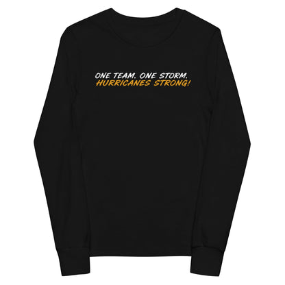 Performance | Youth Long Sleeve T-Shirt | Hurricanes | Script Logo