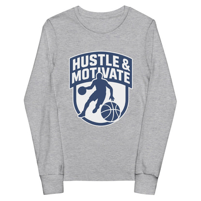 Performance | Youth Long Sleeve T-Shirt | Hustle and Motivate Basketball