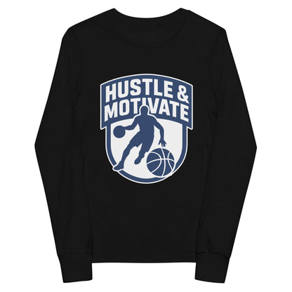 Performance | Youth Long Sleeve T-Shirt | Hustle and Motivate Basketball