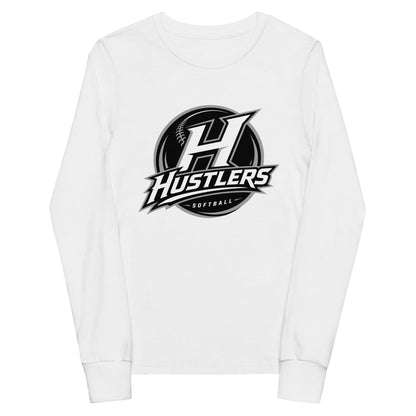 Performance | Youth Long Sleeve T-Shirt | Hustlers Softball | Crest Logo