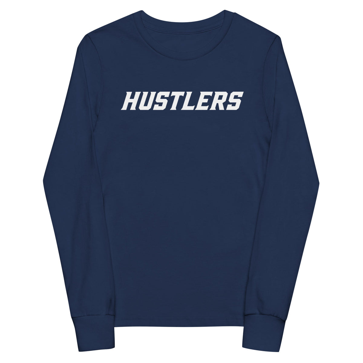 Performance | Youth Long Sleeve T-Shirt | Hustlers Softball | Modern Script Logo