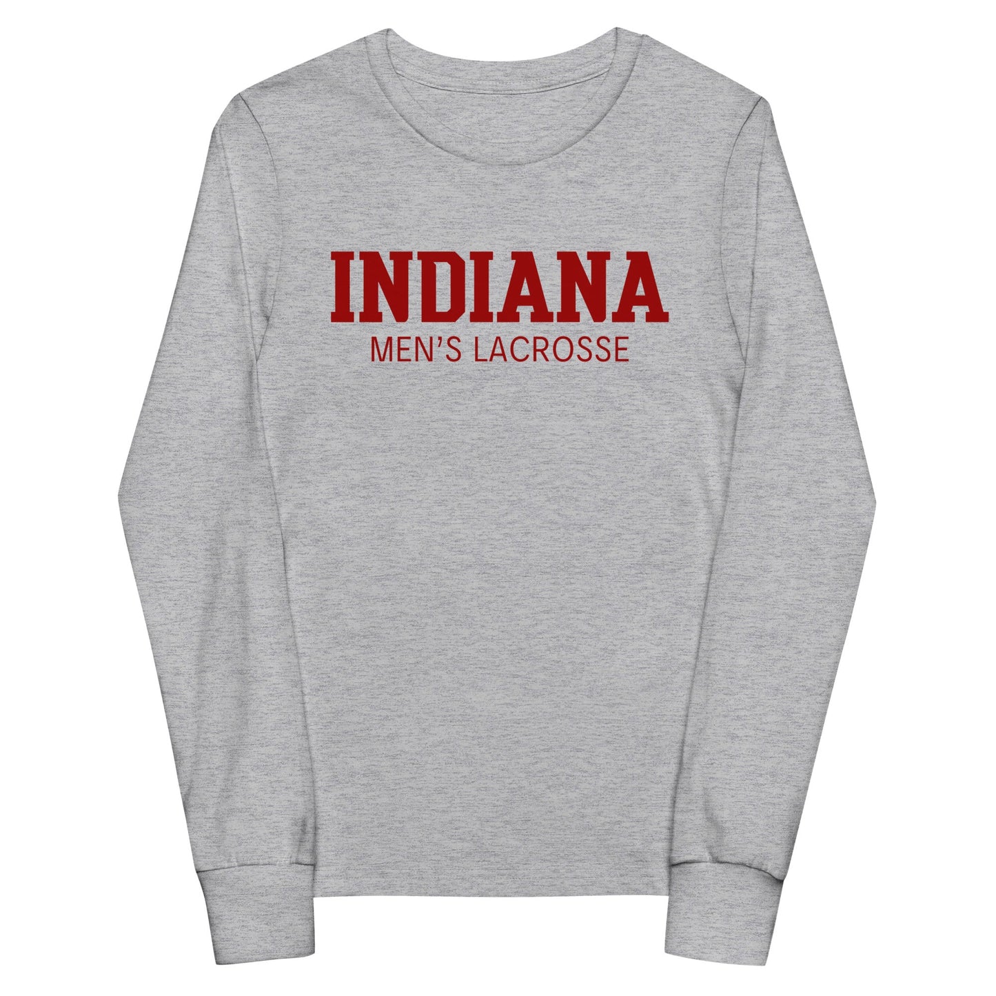 Performance | Youth Long Sleeve T-Shirt | Indiana University Lacrosse | Script Logo