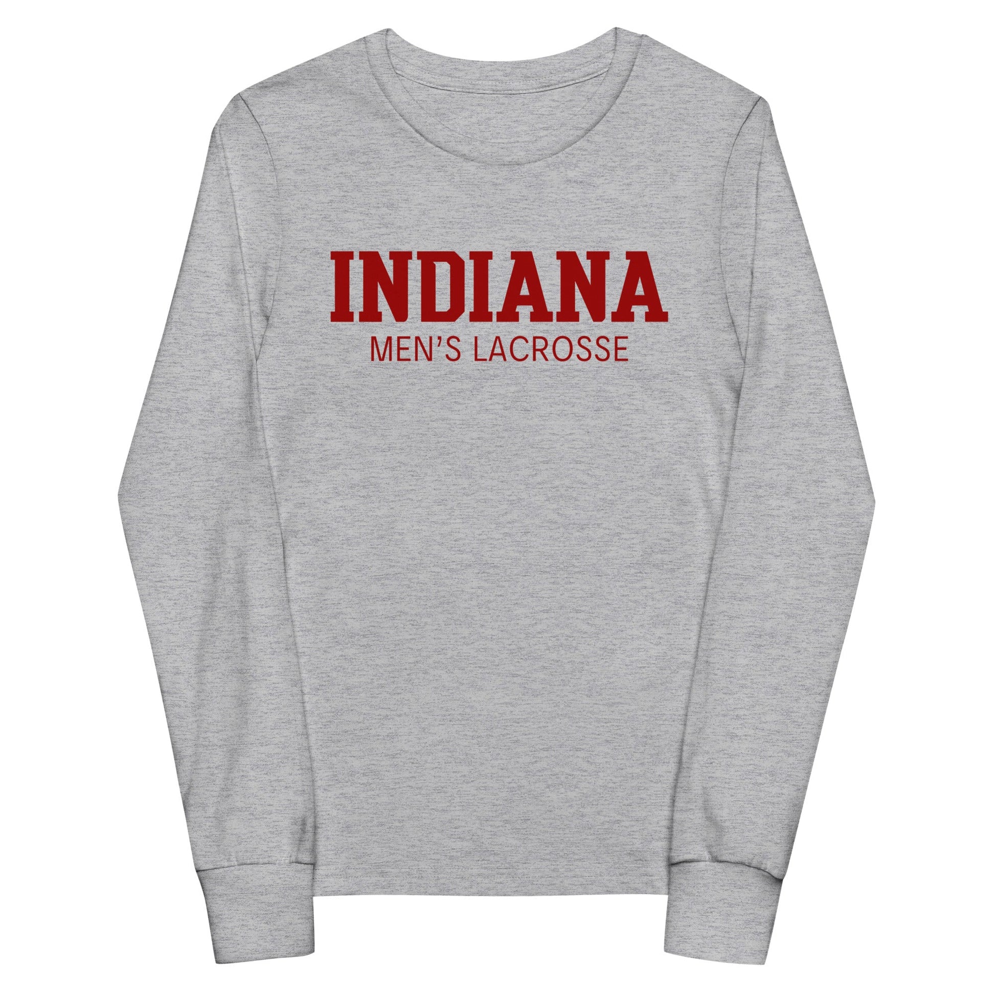 Performance | Youth Long Sleeve T-Shirt | Indiana University Lacrosse | Script Logo