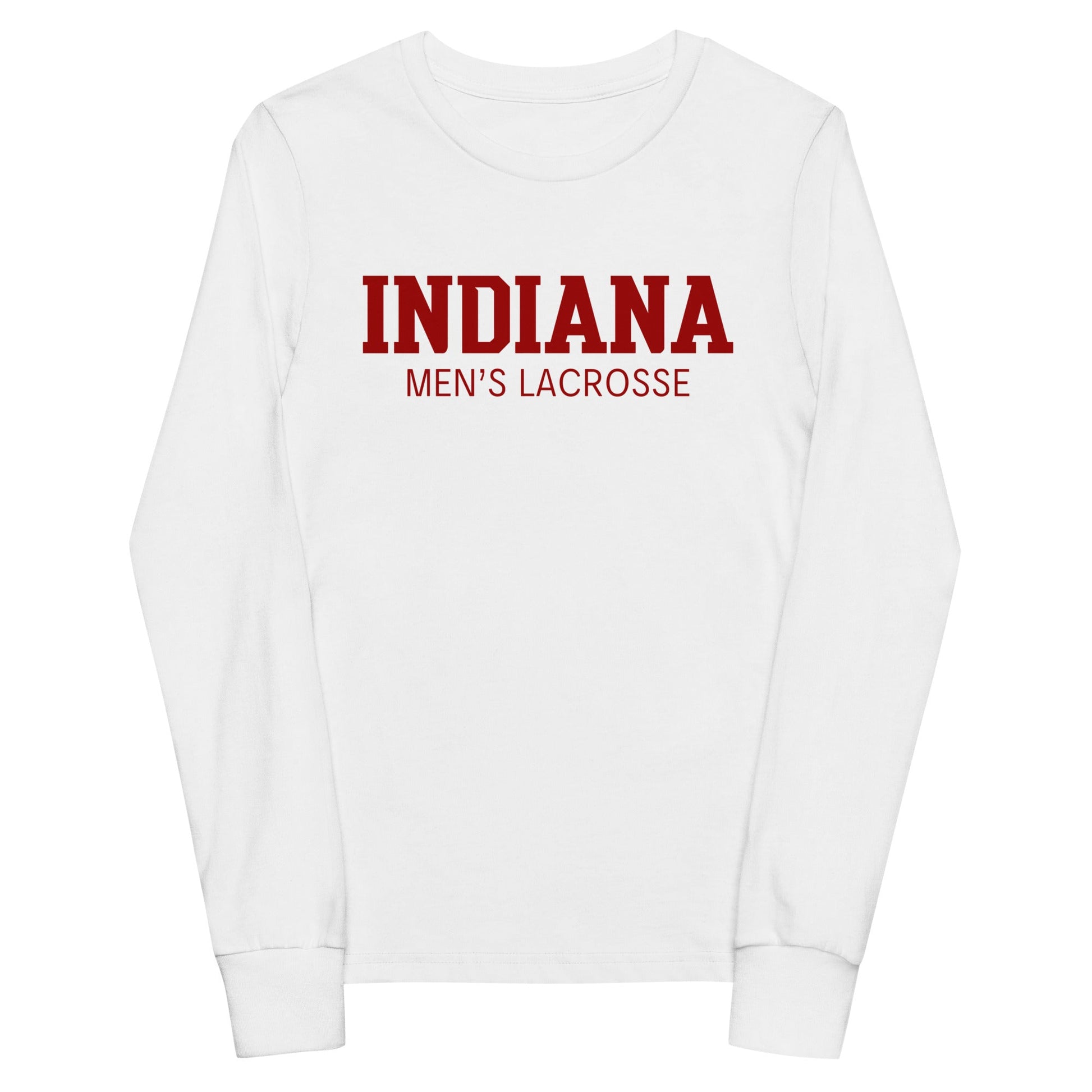 Performance | Youth Long Sleeve T-Shirt | Indiana University Lacrosse | Script Logo