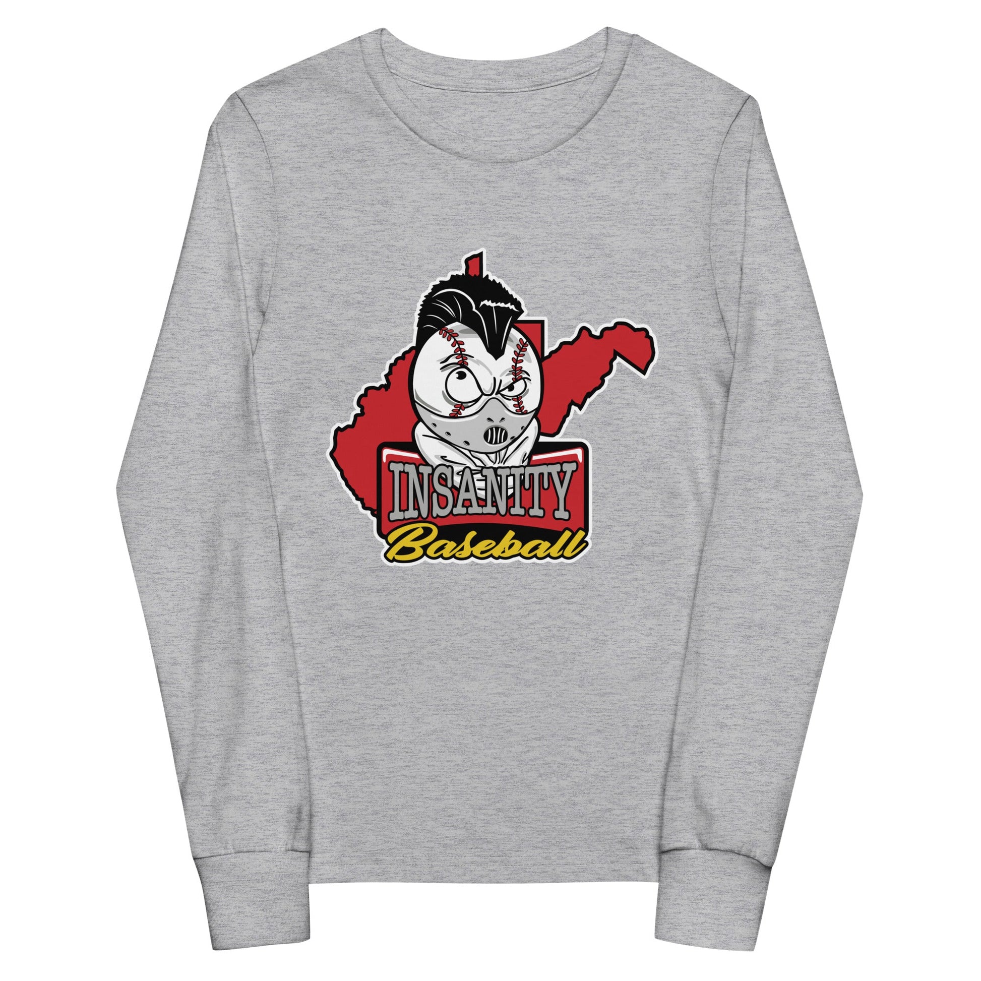 Performance | Youth Long Sleeve T-Shirt | Insanity Baseball
