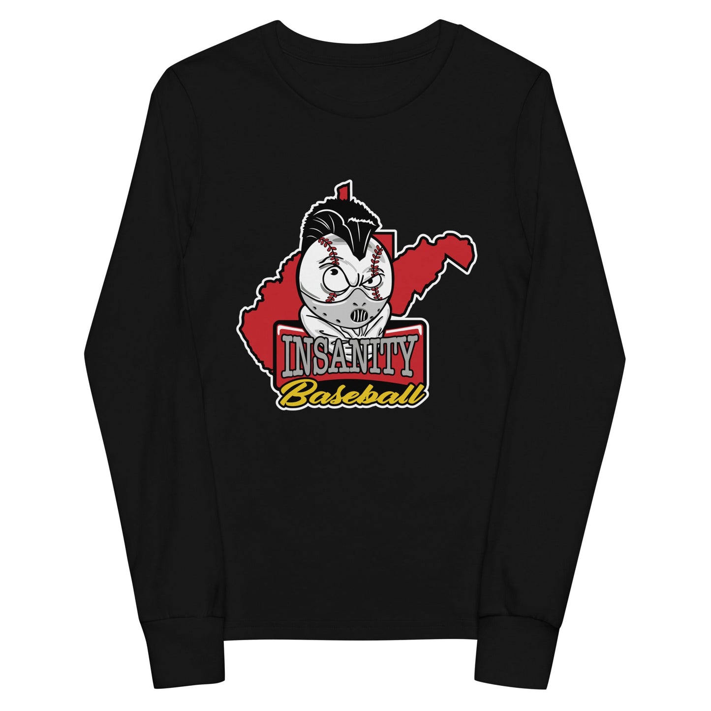 Performance | Youth Long Sleeve T-Shirt | Insanity Baseball
