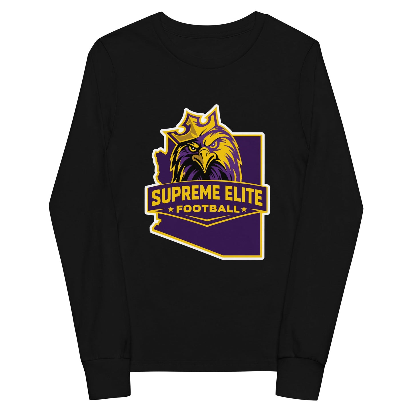Performance | Youth Long Sleeve T-Shirt | Iron eagle | SEF Arizona Logo
