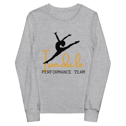 Performance | Youth Long Sleeve T-Shirt | Irondale Dance Team